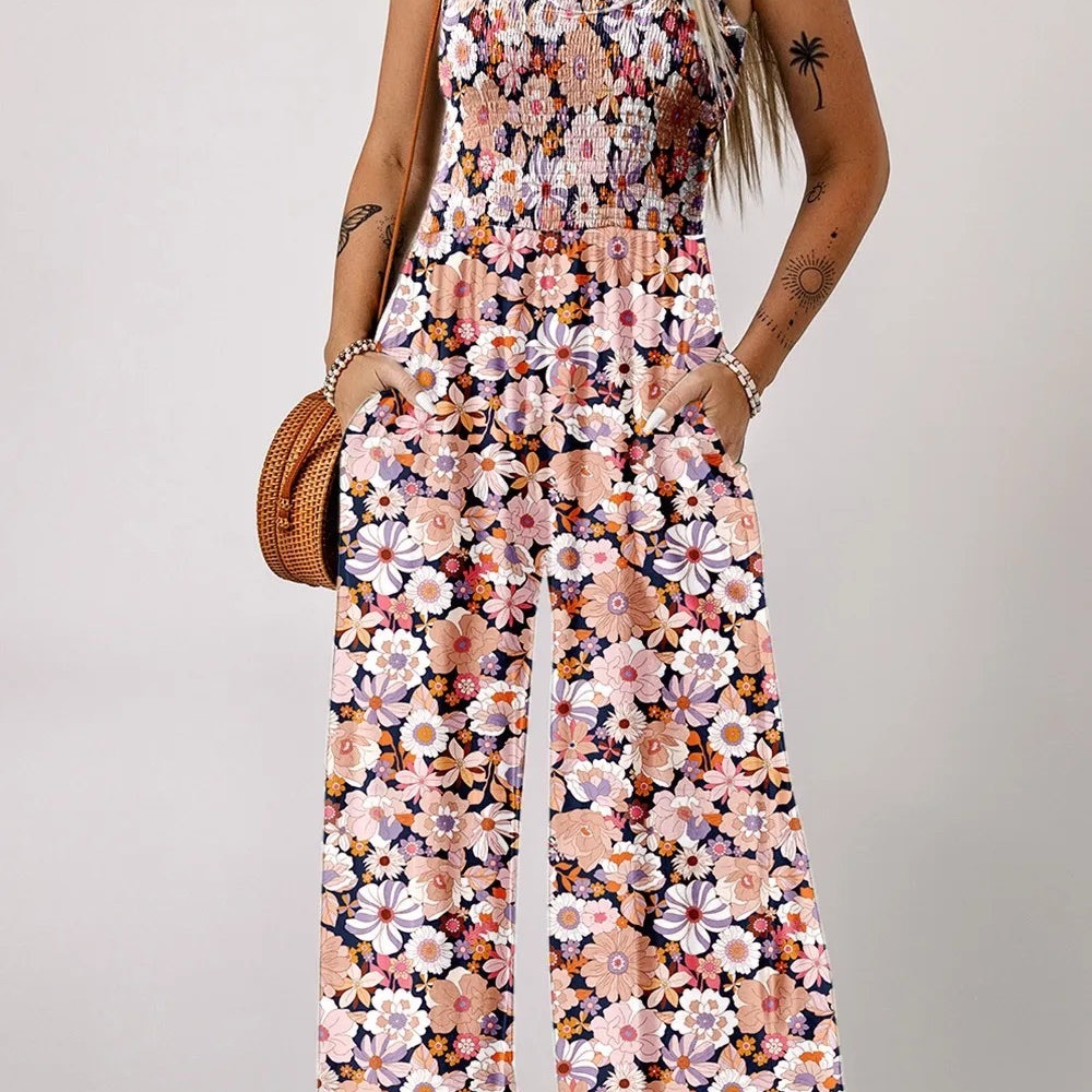 Floral Jumpsuit in Multicolor